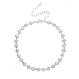 צמיד חרוזים כסף