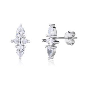 עגיל 3 טיפות כסף