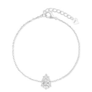 צמיד טיפה חוליות כסף